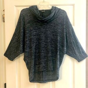 Olivia Moon Women’s Stripped Crowl Neck Three-Quart Length Sleeve Blouse Size M